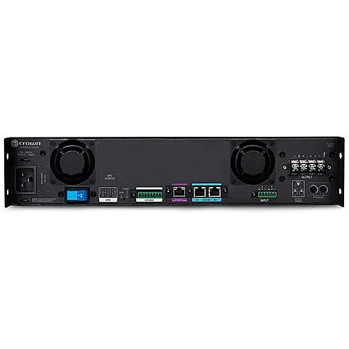 Crown DCi 2|2400N DriveCore 2-Channel 2400W at 4 Ohm Network Power Amplifier with BLU Link, 70V/100V