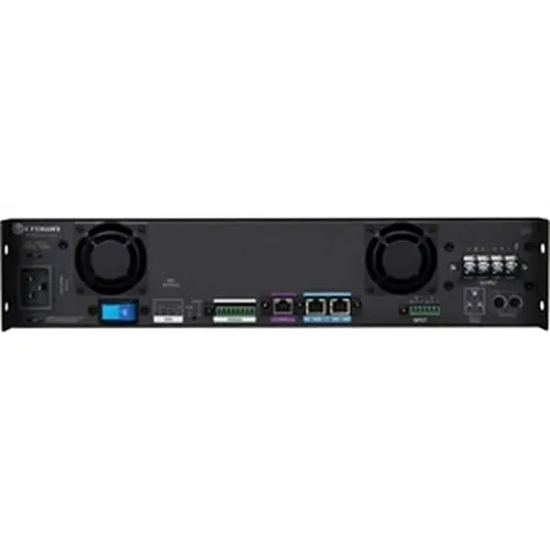 Crown DCi 2|2400N DriveCore 2-Channel 2400W at 4 Ohm Network Power Amplifier with BLU Link, 70V/100V