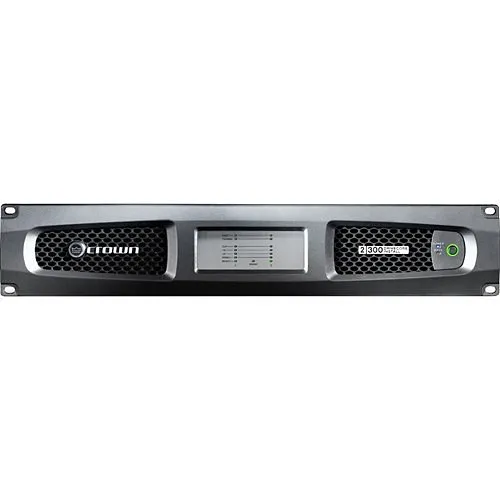 Crown DCI2X300-U-USFX DCi 2|300 DriveCore 2-Channel Analog Power Amplifier, 70V/100V 300W at Ohm