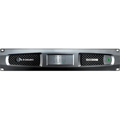 Crown DCI4X300-U-USFX Crown DCi 4|300 DriveCore 4-Channel 300W at Ohm Analog Power Amplifier, 70V/100V