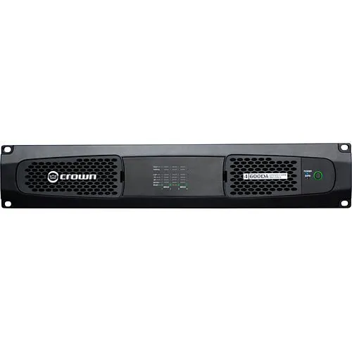Crown DCI4X600DA-U-USFX DCi 4|600DA DriveCore 4-Channel 600W at Ohm Power Amplifier with Dante, AES67 Networked Audio, 70V/100V
