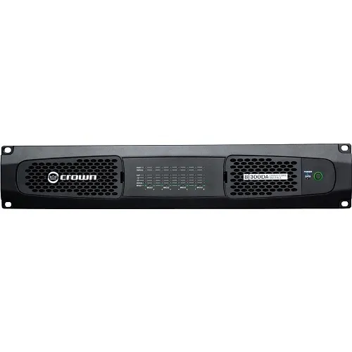 Crown DCI8X300DA-U-USFX DCi 8|300DA 8-Channel 300W at Ohms Power Amplifier with Dante