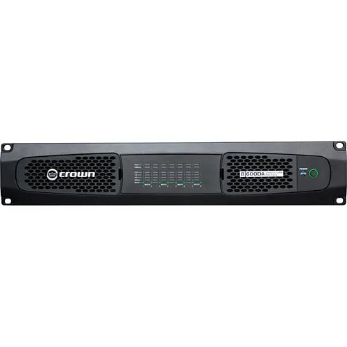 Crown DCI8X600DA-U-USFX DCi 8|600DA 8-Channel 300W at Ohms Power Amplifier with Dante