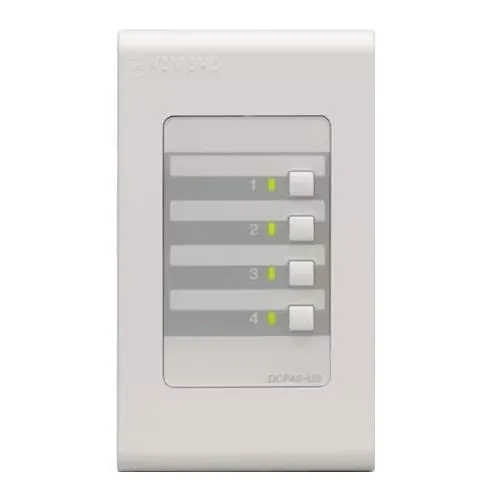 Yamaha DCP4S-US 4-Switch Digital Control Panel for DME7, Wall Mount, US