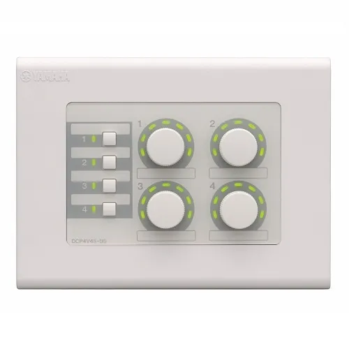 Yamaha DCP4V4S-US Digital Control Panel for Processors / Amplifiers MTX / MRX / MA / PA, 4-Rotary, 4-Button