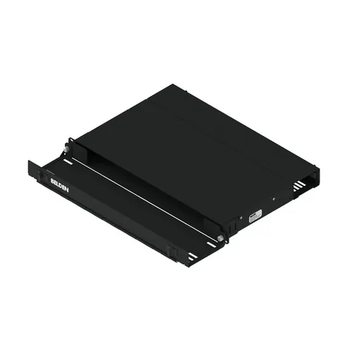 Belden DCX-01RM-048P DCX 48-Port Rack Mount Patch Panel Housing, 1U, Black