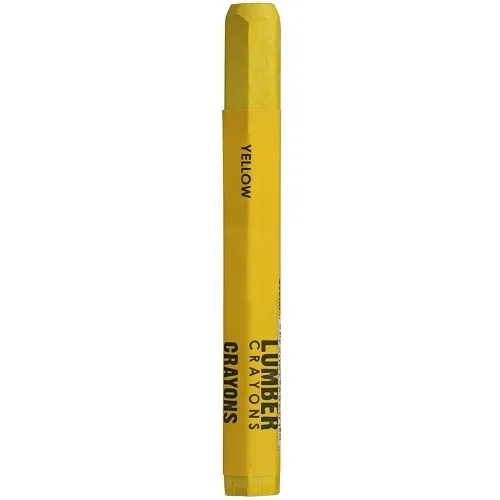 Dottie DCY3P Lumber Crayon, 3-Pack, Yellow