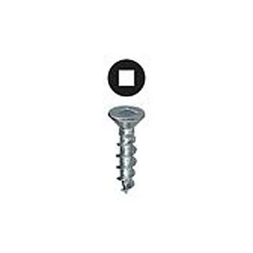Dottie DDFW61 #6 1" Square Drive Flat Head Wood Screw, 100-Pack