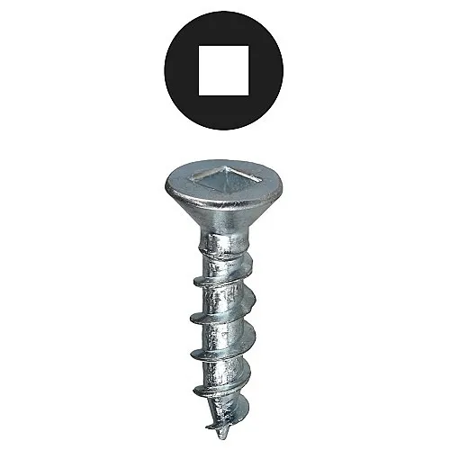 Dottie DDFW81 #8 1 in. Square Drive Flat Head Wood Screw