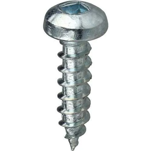 Dottie DDSMS101 #10 1" Square Drive Pan Head Sheet Metal Screw, 100-Pack