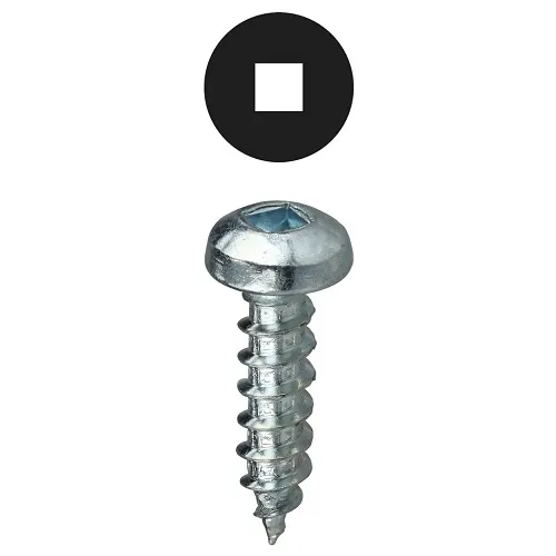 Dottie DDSMS12212 Screw, #12 2-1/2" Square Drive Pan Head Sheet Metal Screw