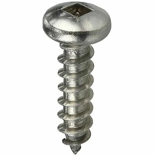Dottie DDSMSS102 Screw, #10 2" Stainless-Steel Square Drive Pan Head Sheet Metal Screw