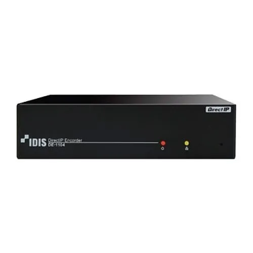 IDIS DE-1108 DirectIP 8-Channel Encoder, H.264 Video Compression, 8-Input BNC Composite