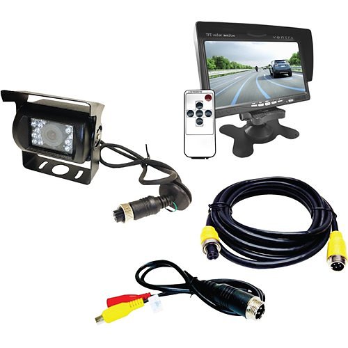 Ventra RVM-1XC233 Rear View Camera 4-Piece Kit, (1) VLCD-7 (V2), (1) EX4-XC2, (1) EX4-CBL33, (1) RVC-PIG
