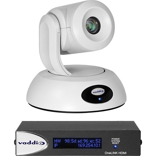 Vaddio 999-99600-100W RoboSHOT 12E OneLINK HDMI Elite Video Conferencing System, White