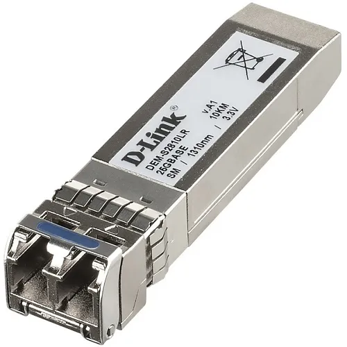 D-Link DEM-S2810LR 25GBASE-Long-Range Single-Mode SFP28 Optical Module