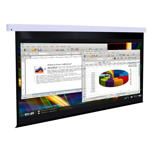 Dragonfly DFM-NTT-113-MW-1610 Motorized 16:10 Matte White Projection Screen, 113"