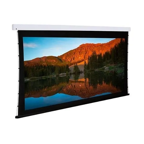 Dragonfly DFM-TAB-92-UAW 92" Motorized Tab Tension Ultra AcoustiWeave Projection Screen