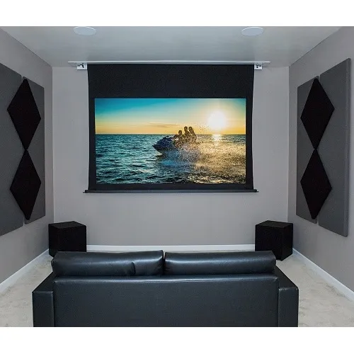 Dragonfly DFRM-NTT-130-HC 133" Recessed Motorized High Contrast Projection Screen (16:9)