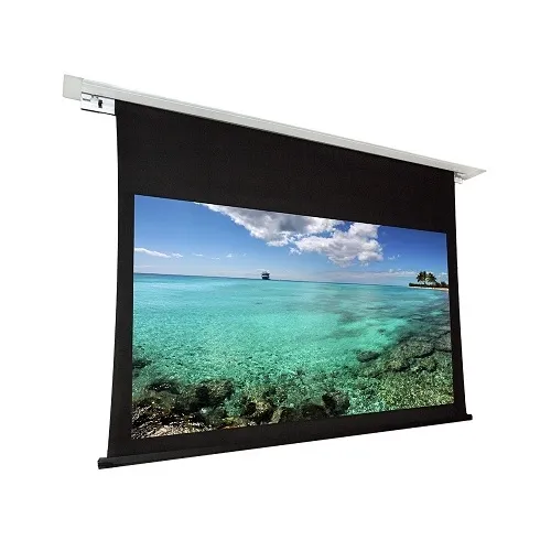 Dragonfly DFRM-NTT-130-MW 133" Recessed Motorized Matte White Projection Screen (16:9)