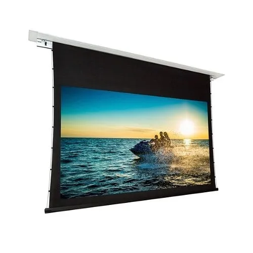 Dragonfly DFRM-TAB-100-HC 100" Recessed Motorized Tab Tension High Contrast Projection Screen (16:9)