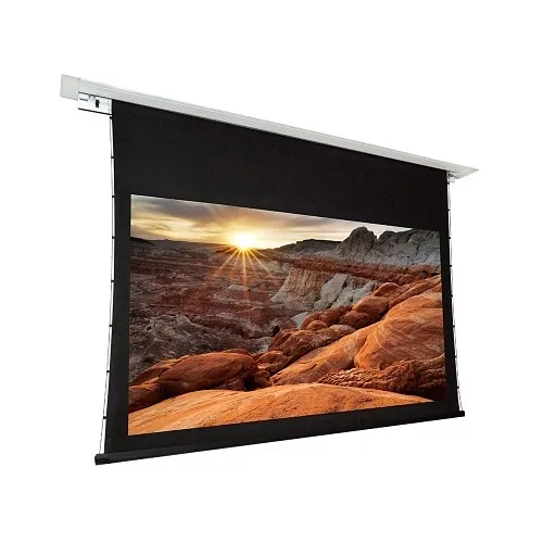 Dragonfly DFRM-TAB-100-UW 100" Recessed Motorized Tab Tension Ultra White Projection Screen