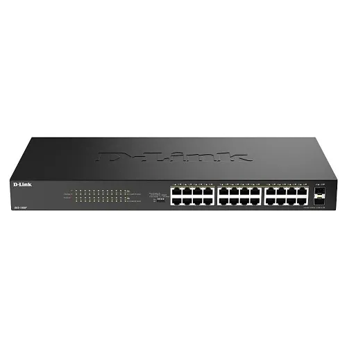 D-Link DGS-1026P 24-Port Gigabit Unmanaged PoE+ Switch with 2 SFP Ports