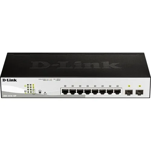 D-Link DGS-1210-10MP 10-Port Gigabit Smart Managed PoE Switch