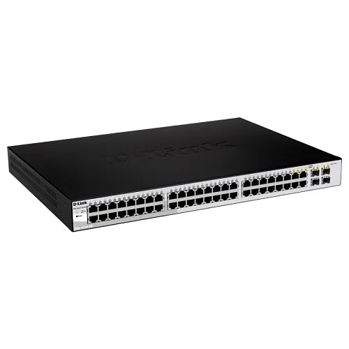 D-Link DGS-1210-52 Websmart Gigabit Switch with 48 1000BASE-T and SFP Ports