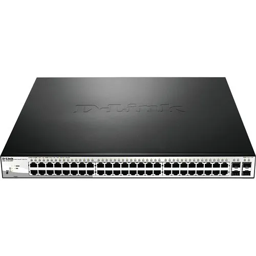 D-Link DGS-1210-52MP 52-Port Gigabit Smart Managed PoE Switch
