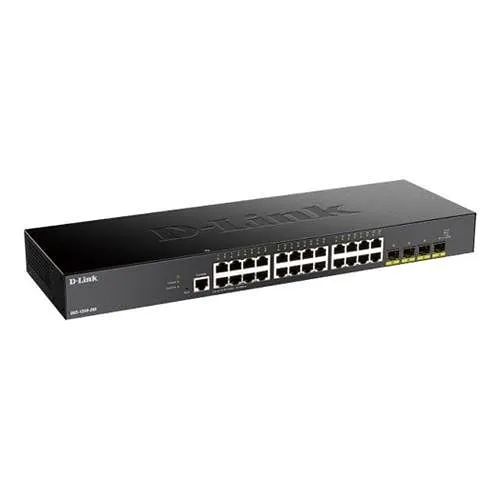 D-Link DGS-1250-28X-6KV 28-Port Gigabit Switch with 4 10G SFP+ Ports, 410G