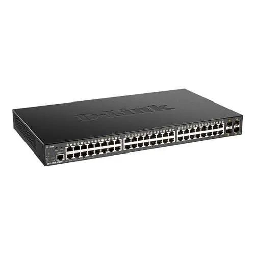 D-Link DGS-1250-52XMP-6KV 52-Port 10GB Smart Managed PoE Switch