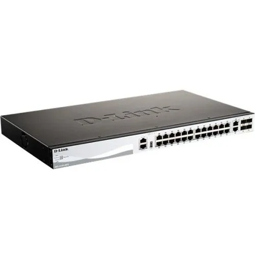 D-Link DGS-3130-30PS 30-Port Lite Layer Stackable Managed PoE Switch