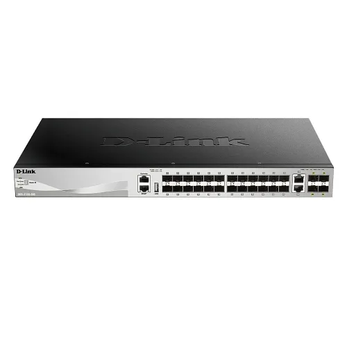 D-Link DGS-3130-30TS Layer 3 Switch with 2 X 10G Copper Ports | 4 10G SFP+ ports