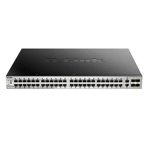 D-Link DGS-3130-54PS Layer 3 Switch with 48 Port 1G PoE, 2 X 10G | 4 X 10G SFP+ Ports
