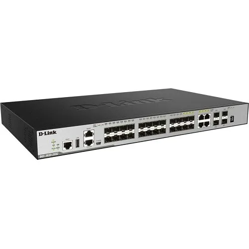 D-Link DGS-3630-28SC 28-Port Layer Stackable Managed Gigabit Fiber Switch