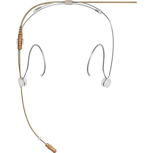 Shure DH5C/O-MTQG DuraPlex Series Omnidirectional Subminiature Headset Microphone, TA4F Connector, Cocoa