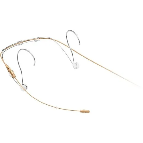 Shure DH5T/O-MTQG DuraPlex Omnidirectional Subminiature Headset, Microphone, MTQG Connector, Tan