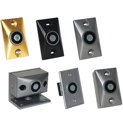 RSG DHBBPC Electromagnetic Door Holder, Surface Mount Back Box, Powder Coated, Chrome