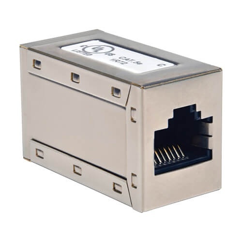 Eaton Tripp Lite N032-001 CAT5e Straight Through Modular Shielded In-Line Coupler (RJ45 F/F)