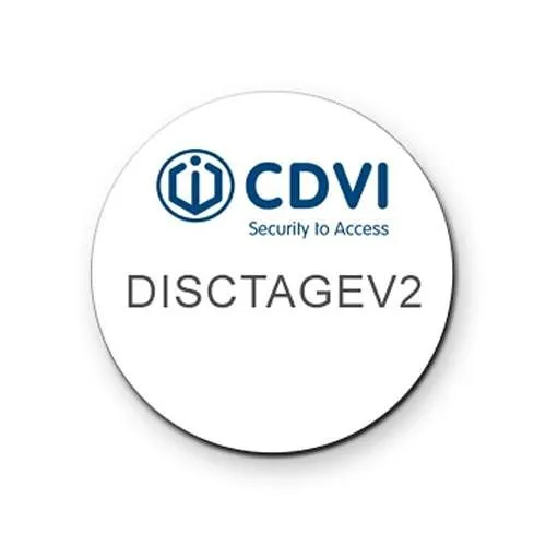 CDVI DISCTAGEV2 DESFire EV2 Mini Adhesive Tag, 25-Pack