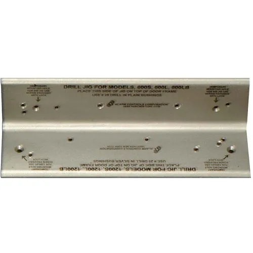 Alarm Controls DJ-1 Magnetic Lock Installation Drill Jig