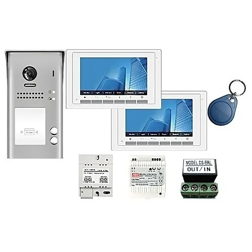 LEE DAN DK1722S 2-Unit Color Video Intercom Kit