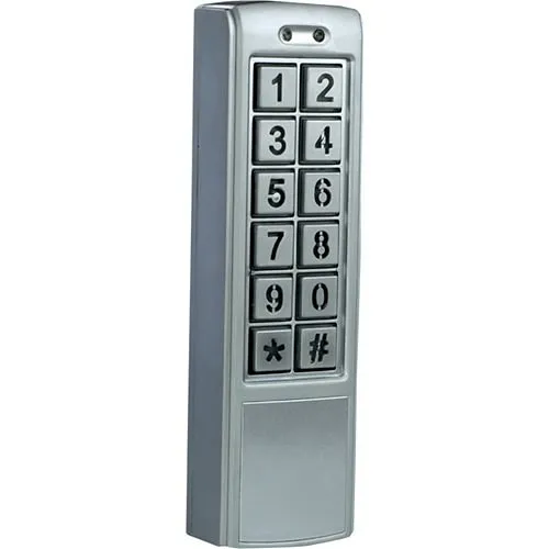 Locknetics DKP-NS Standalone Access Control Digital Keypad, 12/24V, Stainless Steel