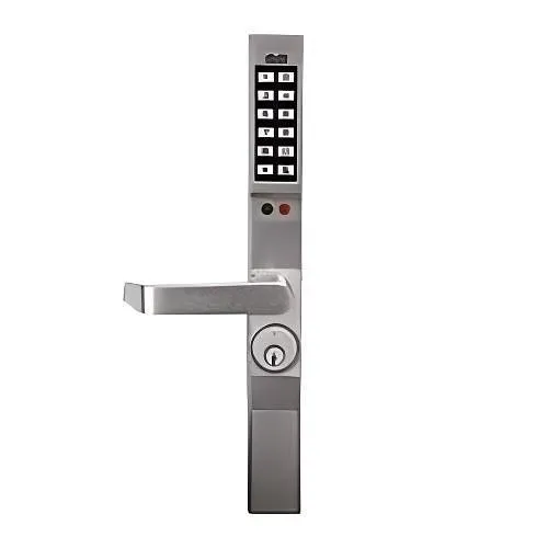 Napco DL1300/26D1 Narrow Stile Access Lock Lever, Satin Chrome
