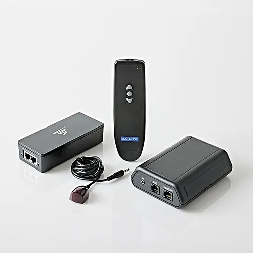 Da-Lite DL16525 Screen Controller with IR Remote and PoE Injector, Black