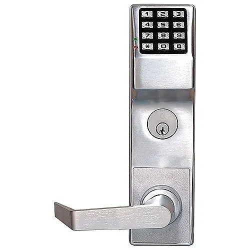 Napco DL2700DBR/26D DL2700 Series Trilogy T2 Mortise Deadbolt Electronic Digital Lock, Satin Chrome
