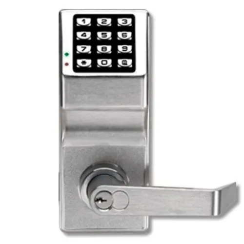 Napco DL3200IC/26D-S Alarm Digital Lock, Trim Straight Lever, Satin Chrome
