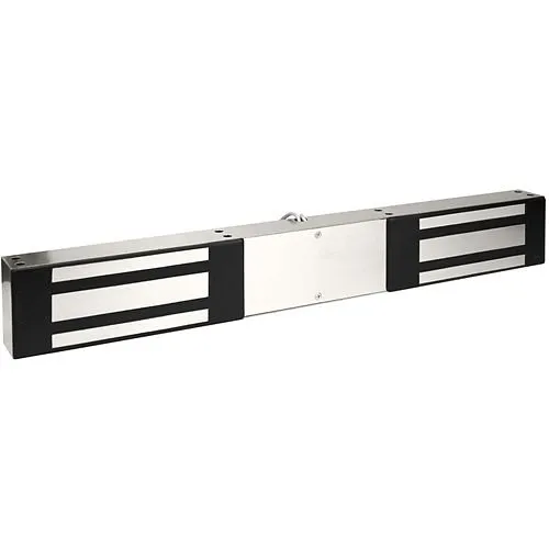 Securitron DM62B Magnalock Double Electromagnetic Lock with BondSTAT Magnetic Bond Sensor, 1200 lb Holding force, Indoor or Outdoor