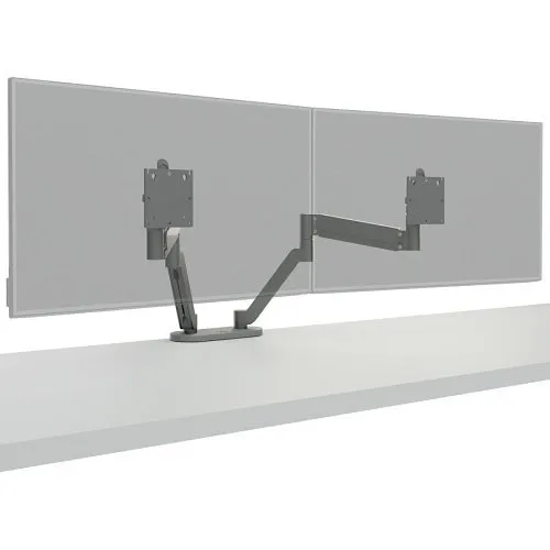 Chief DMA2S Koncis Desk Mount Dual Monitor Arm for 10-32" Displays, VESA Monitor Mount, Silver